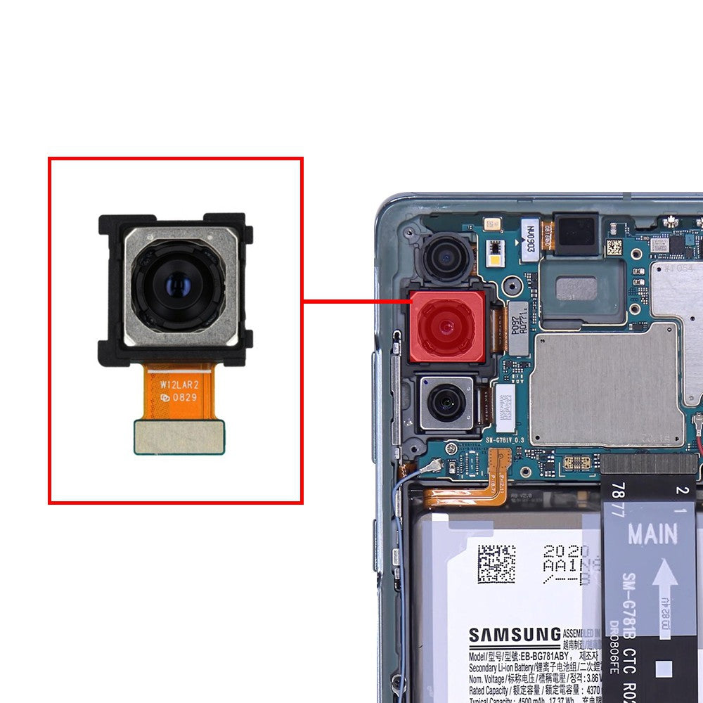 Rear Camera (12MP Wide Angle) for Samsung Galaxy S20 FE 5G G781B (Purple) Rear Camera (12MP Wide Angle) for Samsung Galaxy S20 FE 5G G781B (Purple)